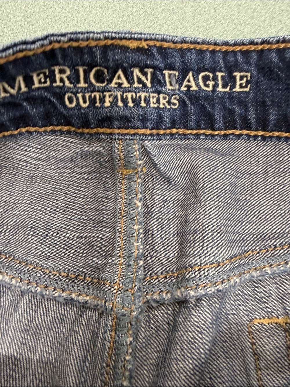 American Eagle Outfitters Distressed Bermuda Jean Shorts 10 - Picture 3 of 8